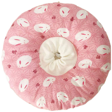 켈리몰 반려동물 쿠션 도넛 넥카라, 핑크토끼, 1개