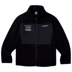 로켓그로스_험머 H2 남성 그래픽 로고 보아 플리스 본딩 집업 자켓 블랙