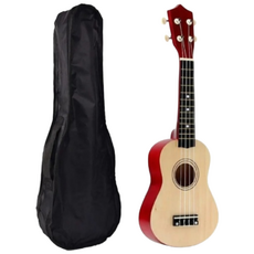 입문용 우쿨렐레 소프라노 통기타 미니 기타 21인치 초보자, 1세트