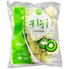 [굿챈스]냉동 키위하프, 2개, 1kg