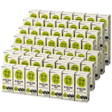 연세두유 무가당 검은콩 두유, 190ml, 72개