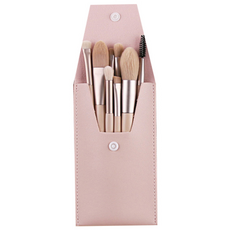 미니 메이크업 브러쉬 8종 + 케이스 세트 MA_10_06, 아이보리, 1개