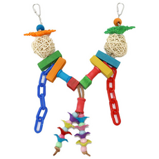 리프패럿 주렁주렁 등나무 체인 03865, 혼합색상, 1개