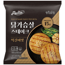 [랭킹닭컴] 맛있닭 닭가슴살 스테이크 떡갈비맛, 20개, 100g