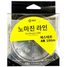 이누잇 노마진 에스테르 라인 100m 투명 한치 갑오징어 쇼크리더 자작채비 기둥줄, 1개