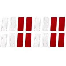 메이크마인 부착식 슬라이드 멀티탭 거치대 콘센트 정리 홀더, 화이트, 4개