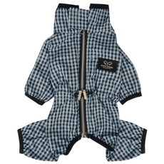 PUPPY ANGEL MAGAGIOTM 格紋寵物雨衣, 718 藍色