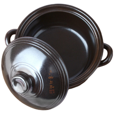 국산 예산도자기 황토 뚝배기 내열냄비, 1개, 18.5cm