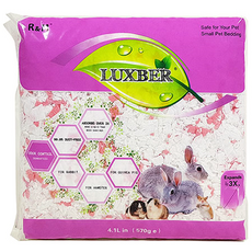 Luxber 小動物紙質墊料 粉紅色, 4.1L, 1個