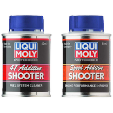 [리퀴몰리] 오토바이 4T슈터 1개 + 스피드슈터 1개 바이크 연료첨가제 옥탄부스터, 4T슈터1개+스피드슈터1개