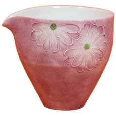 [숙우] 덕화 바이올렛 고급 수공예 우아한 꽃숙우, 보라색, 단일, 1개