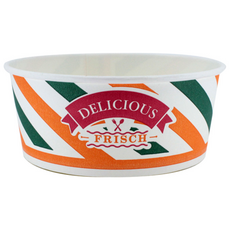 프리몰 380cc 종이그릇 100개 아이스크림컵 감자용기 분식용기, 1박스, 100개입