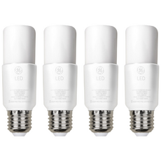 GE LED 브라이트 스틱 16W E26E27 전구색(노란빛)x 4개입, 전구색, 1개