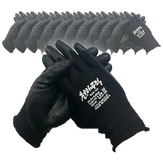 천하무적 승리 U3 니트릴 폼 장갑, U3 니트릴폼 장갑 블랙 L, 10개