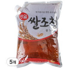 경일 쌀조청엿, 3kg, 5개