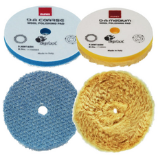 NEW 루페스 D-A 울패드 광택패드, 6인치 미디움(엘로우)