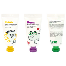 촉촉하고 향기 좋은 핸드크림 - 라온 퓨어 핸드테라피 3종 세트 14무 핸드크림, 3개, 30ml