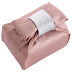 솔트리 3년묵은 구운 천일염 사각 비닐팩 300g + 리본매듭 포장 보자기 베이지은비, 1세트