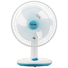 [국산]탁상용 미니선풍기8인치 저소음 풍속조절 자동회전 블루