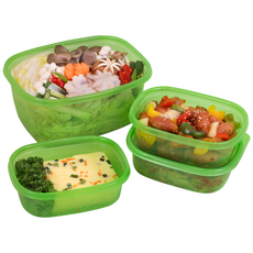 데비마이어 그린박스 반찬통 07호 4종 세트, 1세트, 반찬통 7호 4종