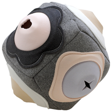 더플래 킁킁볼 3.0 강아지 노즈워크 장난감, Gray, 1개