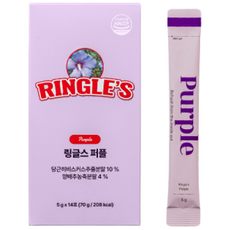 링글스 퍼플 클렌즈, 14개, 5g