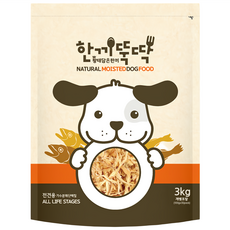 한끼뚝딱 전연령 강아지 황태담은 소프트사료, 3kg, 1개, 황태+소