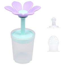 꼬꼬노리 츄츄블룸 치발기, 단품, 보라, 1세트