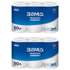 Kleenex 舒潔 Air Cell標準1層捲筒衛生紙, 2袋, 12捲