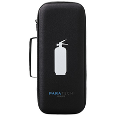 파라텍 0.7kg ABC 차량용 분말 소화기 파우치, 블랙, 1개