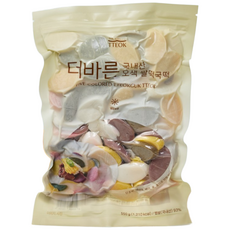 [떡 1위] 오색 떡국떡 550g 100% 국산 재료, 2개