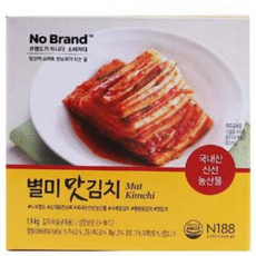 노브랜드 별미 맛김치1.9KG 종이박스포장, 1.9kg, 1개