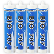 에스테크 욕실용+주방용 바이오 BIO 707s 실리콘(노즐포함) 백색, 4개