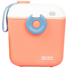 마만스 휴대용 분유 케이스 L, 1개, 코랄핑크