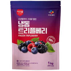 [CJ프레시웨이] 냉동 트리플베리 1kg, 1개