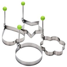 계란 후라이 틀 4종 한세트 달갈프라이 토스트 도시락, 1세트