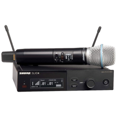 슈어 SLXD24 B87C / SHURE 무선핸드마이크 / 단일지향성 콘덴서 무선 핸드 송신기 세트 / SLXD24B87C / 디지털 무선 마이크 송수신기 / 무선핸드 마이크 송신