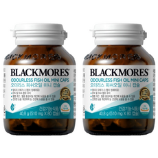 BLACKMORES 澳佳寶 無腥味濃縮魚油迷你膠囊, 80顆, 2罐