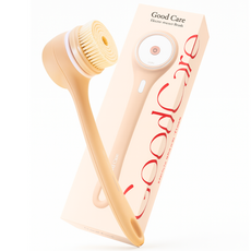굿케어 올인원 전동 샤워 바디 브러시 +5종 헤드 세트, 베이지, 1개, 1개입