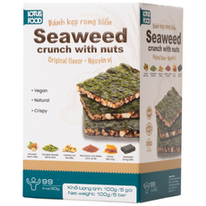 김스낵 견과 크런치 오리지널 스테어팜 국내산 대천김, 5개, 20g