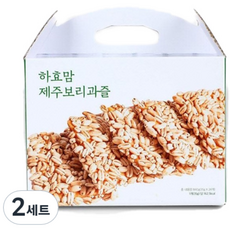 Hahyomam 濟州大麥仁油蜜果禮盒 24包入, 840g, 2盒