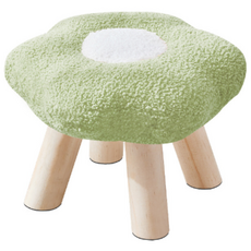 페르세오 데이지 꽃 스툴 낮은 의자, 그린