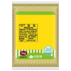 플로랄베이크 대두식품 백옥앙금 55M 앙금플라워 부드러운 고운백앙금, 10개, 1kg