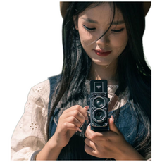 [청이스토어] CHUZHAO 디지털 카메라 레트로 CCD 고화질 여행용 소형 카메라 M1, M1버전-블랙골드