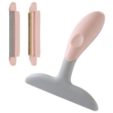 PUDDING SPACE 寵物動物現在是全圓形頭髮清潔劑, 1套, 粉色的