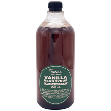 산하 프리미엄 수제 바닐라빈 시럽, 1개, 1L