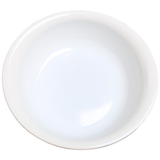 무지 화이트 넓은 세수대야, 1개