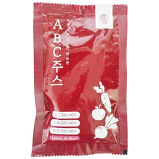 국산 100% 착즙 abc 주스 100ml x 30포 사과 당근 비트 착즙 효능, 30개