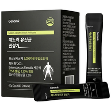 [약국전용] 제노락 전성기 최다함량 전립선 유산균 30포 60g, 1개, 30회분 1개, 30회분