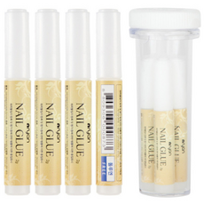 엔리안 골드글루 2g 4개 네일글루 네일 국가고시 재료, 골드